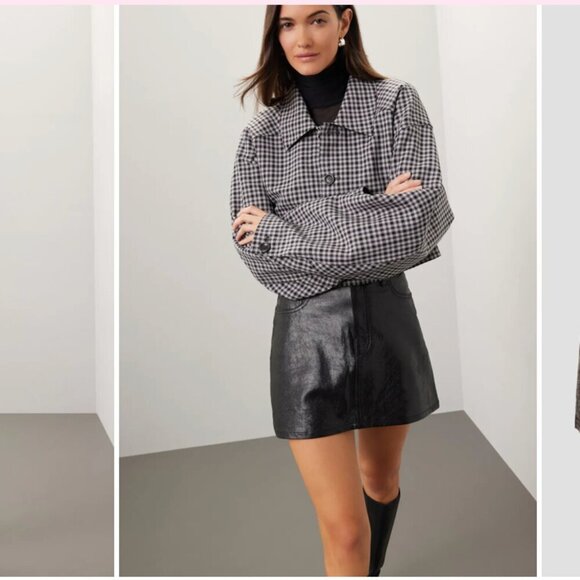 DL1961 Leather Mini Skirt Alma 28 - Picture 1 of 13